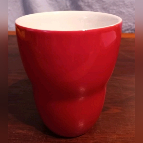 Starbucks Aida 2008 No Handle Red Mug Cup - Picture 3 of 6